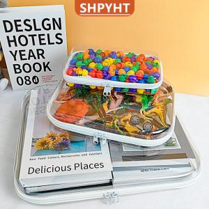 [COD] SHPYHT SPORTS 1PC Plastic Zippered Pouch Hard Bins Storage Bins Stackable Waterproof Zippered Hard Pouch Clear Hard Zipper Case