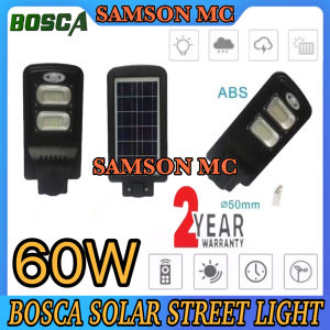BOSCA 2 Years Warranty Outdoor Solar Sensor Integrated Solar Street Light LED S02 30W-120W Remote Control Light Control