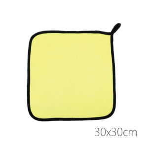 1Pcs Car Wash Cloth Microfiber Towel Auto Cleaning Drying Cloth Hemming Super Absorbent