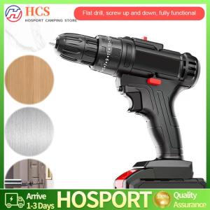 【HCS】สว่านเจาะรูสว่านไฟฟ้าแบบไร้สายไดรเวอร์ชุดสว่านพลังงานหลายฟังก์ชั่นชุดไขควงพลังงานขนาดเล็กชุดสำหรับการตกแต่ง
