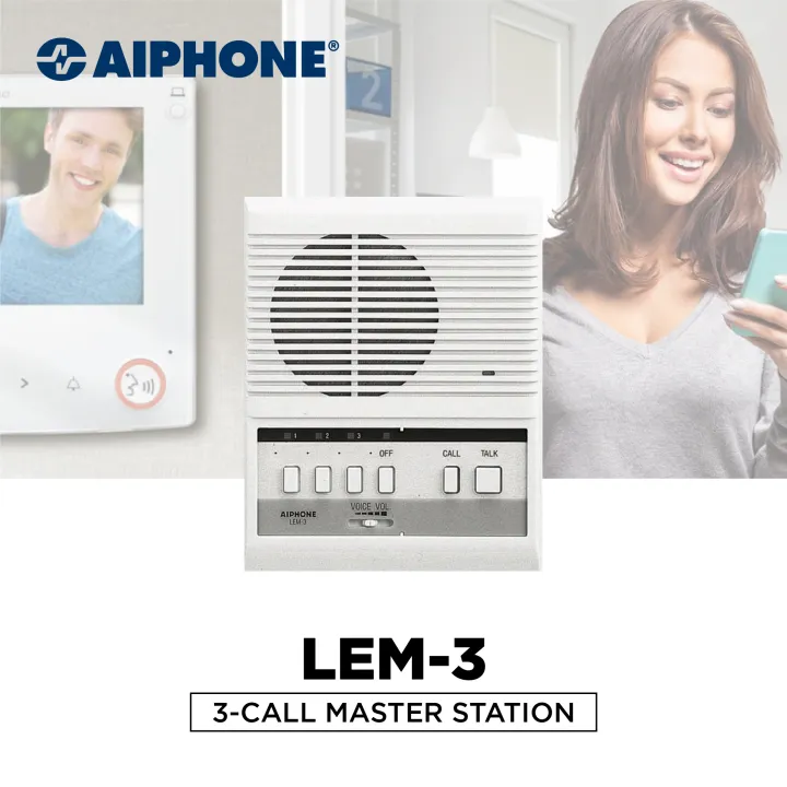 Aiphone%203-Call%20Master%20Station%20Intercom%20%7C%20LEM-3%20%7C%20Voice%20volume%20control%20%7C%20Push-to-talk%20communication%20%7C%20Avesco%20-%20Image%205