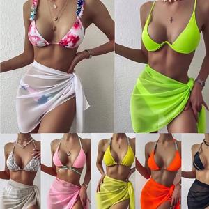 LZD  Khăn Choàng Ren Voan Nữ Khăn Quấn Áo Tắm （ Không Có Bikini Và Quần Lót ）
