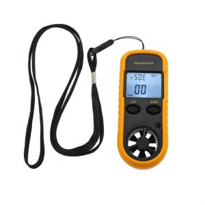 DISKAS Mini Digital Anemometer LCD Display Hand-held Wind Speed Gauge Accurate Measurement 0-30m/s Range Wind Speed Meter Electrical Equipment