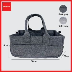 Baby Diaper Bag Caddy Organizer Portable Holder Shower Basket Portable Nursery Storage Basket