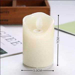 LED Swing simulation candle/Halloween candles/Romantic Cylindrical Flickering Light Flameless Halloween/Wedding/Party