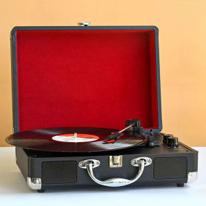 【IN STOCK】Middix Turntable Vinyl Record Player Suitcase Gramophone Portable Bluetooth Speaker music player phonograph Aux-in RCA output