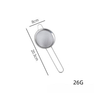 【Xmas】 8/10cm กระชอนร่อนผงชาญี่ปุ่น ตาข่ายที่ละเอียดอ่อน Matcha Sifter สแตนเลส