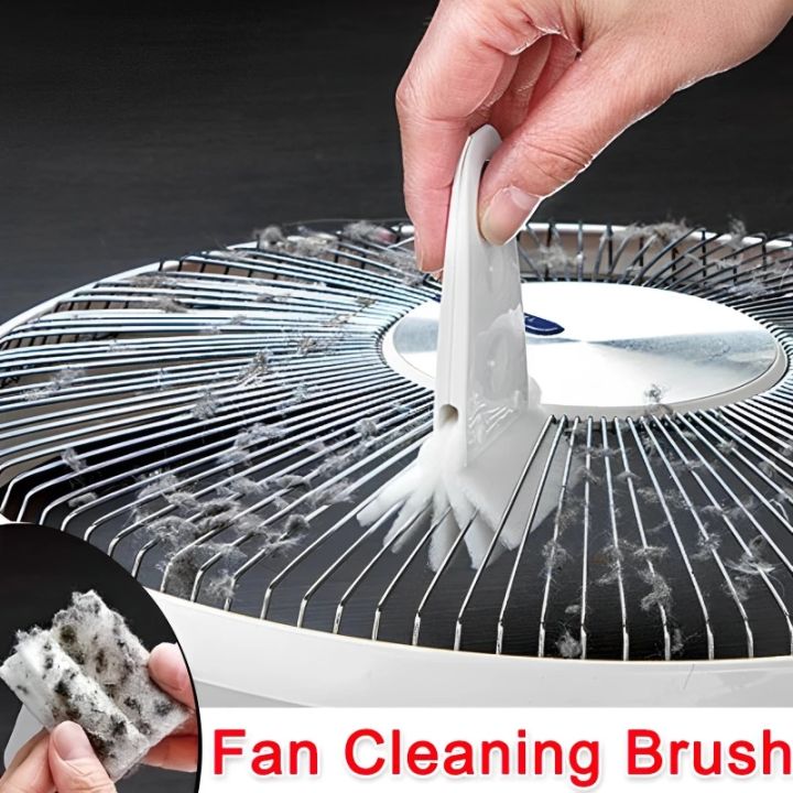Multifunctional Fan Cleaning Brush Corner Window Blind Duster Fan