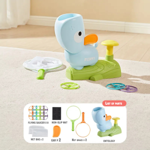 Frisbee Launch Toy Childrens Outdoor Toy Parent-child Interaction Cute Duck Launch Toy Birthday Gift