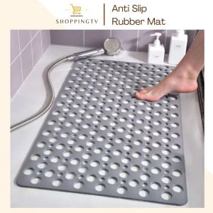 TPE Bathroom Mat Shower Room Anti-Slip Mat Toilet Kitchen Floor Mat(43x75cm)