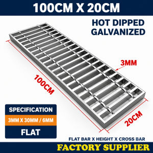 Steel Grating Platform Hot Dipped Galvanized Heavy Duty Walkway Floor Grating for Industrial Factory