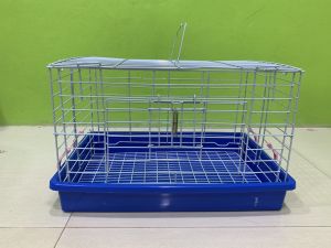 กรงหนู แกสบี้ มีถาดรองด้านล่าง เด็กๆใช้งานได้แบบไม่เจ็บเท้า เหล็กแข็งแรงมาก