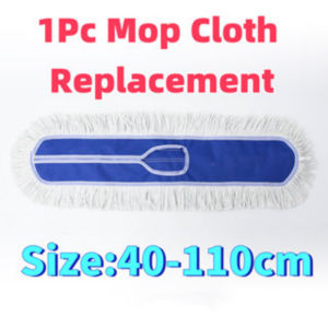 MLADEN Large Size Flat Mop Home Hotel Office Dust Removal Dry Wet Use Mop Lantai Spin Cleaning Tool 拖把