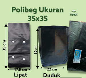 Plastik Polybag 500gram berbagai ukuran cap mawar