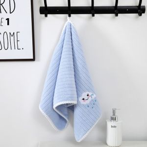 KS ที่ดูดซับแบบนุ่มผ้าขนหนูคอรัลฟลีซเมฆน่ารักสำหรับเด็กและผู้ใหญ่