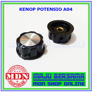 Kenop potensio A04 - kenop potensio baut  3 pcs