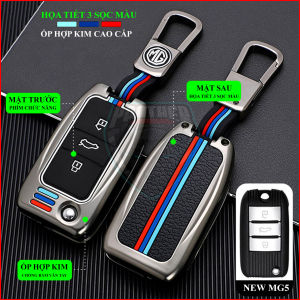 [Samurai Đặc Biệt] Ốp Chìa Khóa Xe MG New MG5 Số Sàn Bản Chìa Khóa Cơ 2023 2024 Hợp Kim Cao Cấp