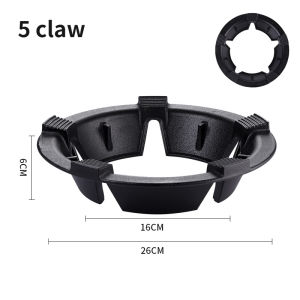 【Local Stock】NEW Universal Gas Stove Support Rack Energy Saving Windproof Cover Cast Iron Windshield 5 Claws 4 Claws Non Slip Bracket 燃汽灶支架