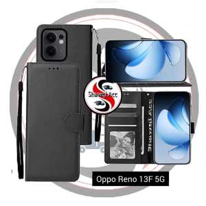 Casing Untuk OPPO RENO 13F 5G Case Dompet Wallet Flip Cover Leather Premium Sarung HP