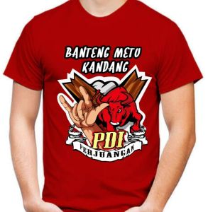 Kaos banteng metu kandang lengan pendek bahan katun combed 24s kaos distro pria / wanita