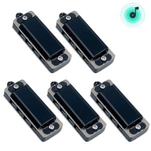 5pcs Mini Harmonica Vòng cổ 4 lỗ 8-tone nhạc cụ âm nhạc xách tay Harmonica cho trẻ em và người mới bắt đầu