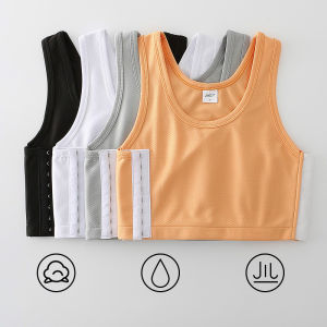 Plus Size Available Chest Binder Adjustable Short Buckle Breathable Breast Binder Non Bandage Vest