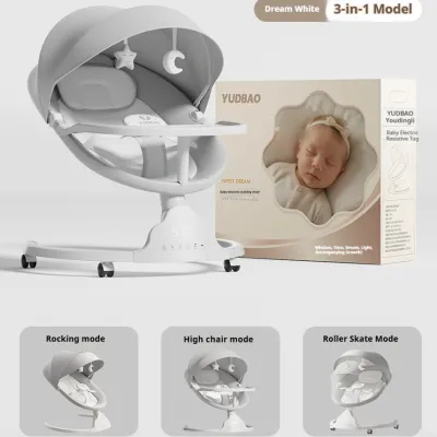 Playpark Baby Rocking Chair Electric Baby Rocker Baby Swing Chair for Newborn Cradle