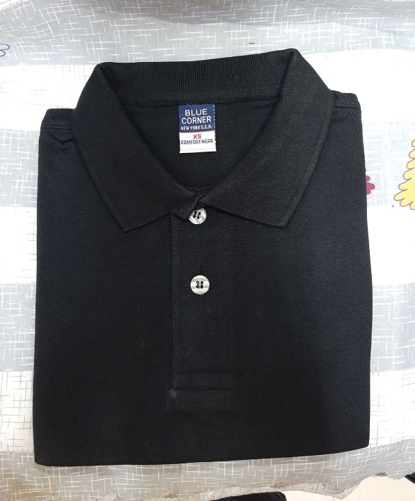 Blue Corner Polo Shirt For Adult Mens Black, White, Blue, Green ..