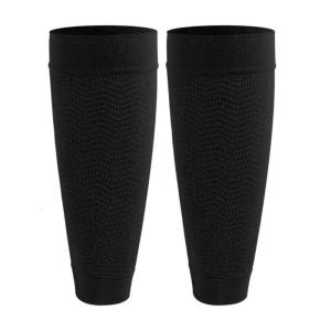 1 Pair High Compressions Leg Sleeves Nonslip Sweat Wicking Elastic Calf Cover Suitable for Cycling Running Comfortable