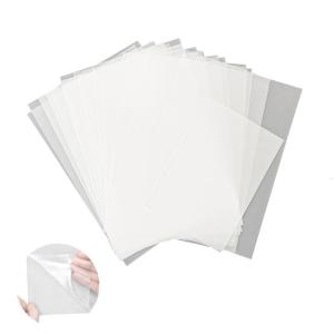 10 Pcs A3/A4 Double-Sided Adhesive Film Multifunctional Adhesive Patches For Fabric Clothing Crafting Sewing Supplies