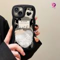 PA Softcase Gelombang karakter SS134 Casing HP Kekinian kompatibel untuk iphone 7 8 PLUS X XS XR 11 12 13 14 PROMAX. 