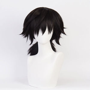 Anime Demon Slayer Kimetsu No Yaiba Tomioka Giyuu Cosplay Costume Wigs Adult kids Halloween