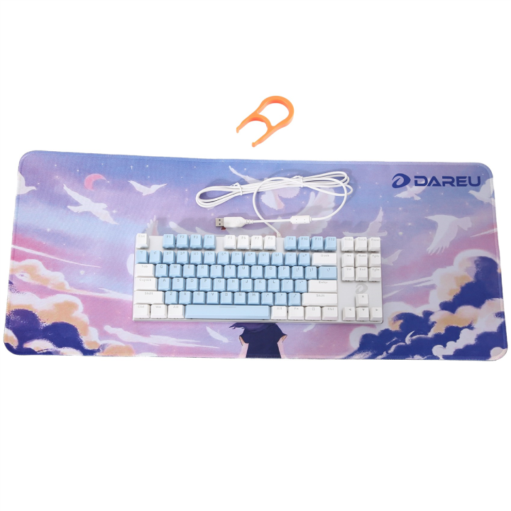 87 Keys Gaming Keyboards Typewriter Keyboard Wired Keyboard Green Axis Gaming Office Keyboard