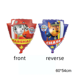 Balon Foil Kartun Paw Patrol Karakter Chase Rubble Marshall Skye Dekorasi Ulang Tahun Simple Anak Laki-Laki Lucu Anjing Patroli