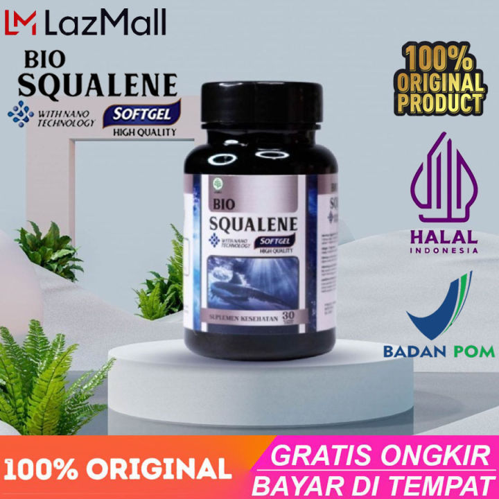 Bio Squalene Isi 30 Asli Vitamin Minyak HatiIkan Hiu Omega 3 69 Fish