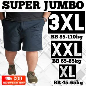Celana pendek chino pria big size jumbo celana cowok keren celana pendek jumbo bb 90kg bb 100kg bb 80kg bb 110kg distro gaul celana chino pendek pria dewasa pinggang elastis RIB celana pendek big size jumbo pria murah