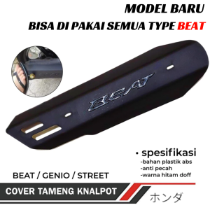 Cover tutup kenalpot Beat Semua type Beat Bisa pakai bahan abs anti pecah tutup kenalpot