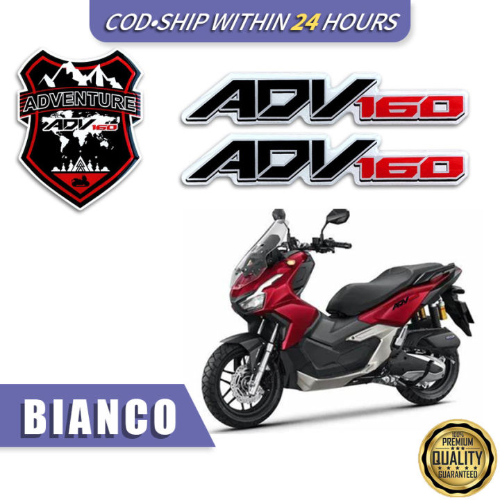 Honda ADV 160 Logo Sticker for Motorcycle 3D Gel Adventure Sticker Fuel ...