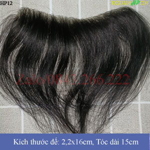 Tóc giả mái chữ M siêu da đầu che trán cao
