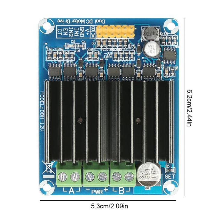 Dual Channel DC Motor Speed Reversible Controller Driver H Bridge Motor ...