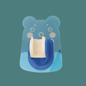 Giá treo vòi hoa sen nhựa họa tiết hoạt hình đế gác vòi sen vòi xịt toilet dán tường