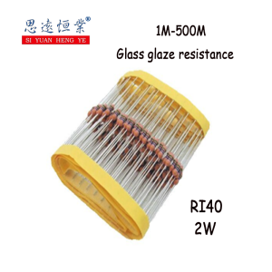 10 Chiếc Điện Trở RI40 2W 5% 1M 2M 3M 5M 10M 20M 30M 3 3M 40M 50M 100M 150M 200M 300M 1G Ohm 500 điện Trở Màng Dày