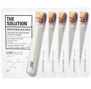 Mặt nạ dưỡng trắng da The Solution Brightening Face Mask The Face Shop