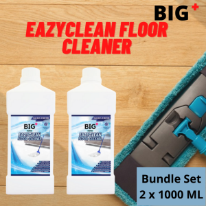 BIG+ EazyClean Floor Cleaner ( 2x 1000ml) Floor Wax Cleaning Sabun Pencuci Lantai Mop Mosaic Vinyl Flooring Mozek Shine