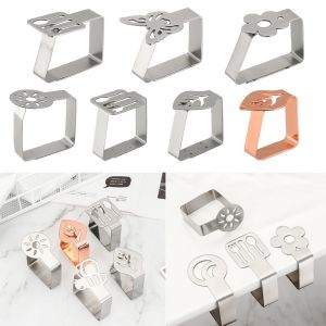 QINJUE Kitchen Windproof DIY Craft Tablecloth Clips Fixed Clamp Desktop Decor Table Cloth Holder