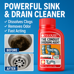 Three-minute Pipe Unclogging Tool Powerful Sink Drain Cleaner Deodorant Drain Clog Remover