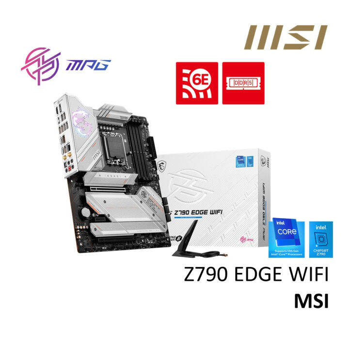 MSI MPG Z790 EDGE WIFI DDR5 INTEL LGA 1700 MOTHERBOARD | Lazada