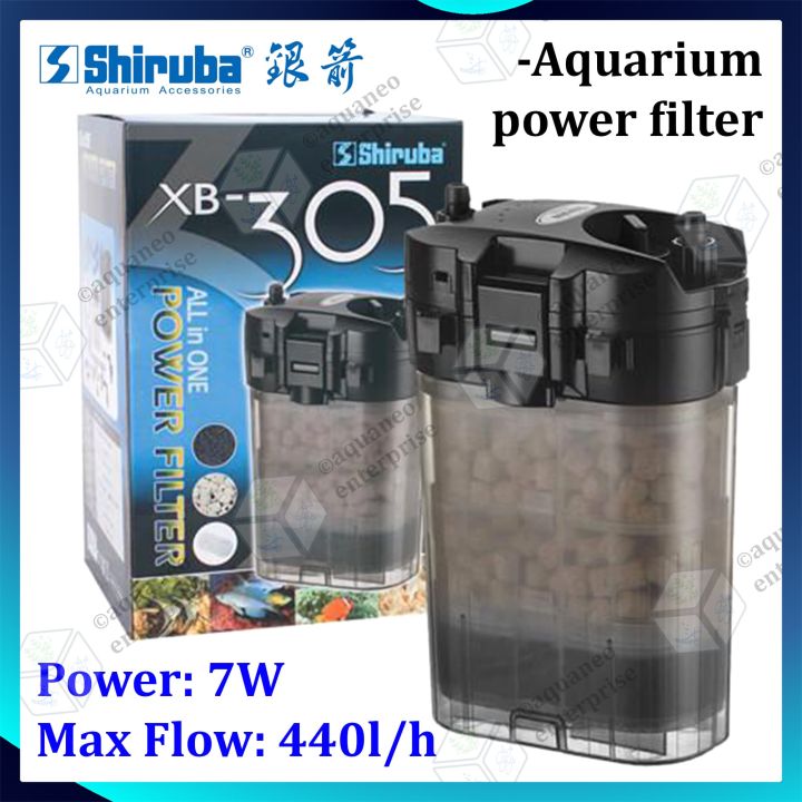 Shiruba XB305 Aquarium Hang On Filter Canister Filter Lazada