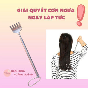 Cây gãi lưng inox kéo dài tiện dụng ( tay inox)