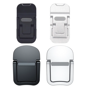 2pcs Giá đỡ máy tính xách tay tiện dụng Nhôm Mini Đế giữ gập điều chỉnh chiều cao máy tính xách tay khung phụ kiện cho máy tính xách tay